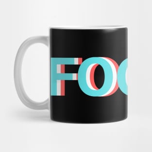 Optical Illusion Trippy Motivational - Focus Mug